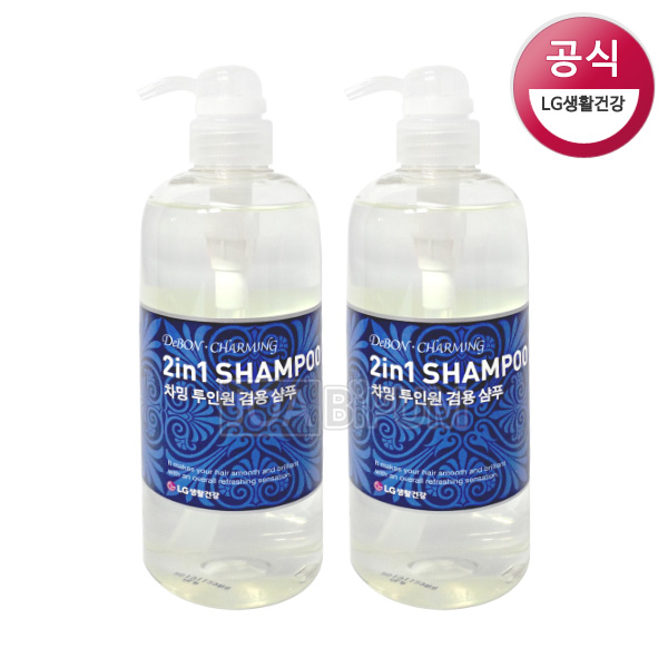 [샴푸&린스]**무료배송**LG 차밍 샴푸 2in1 겸용샴푸730g/샴푸/린스/바디워시/리필용기로재사용가능