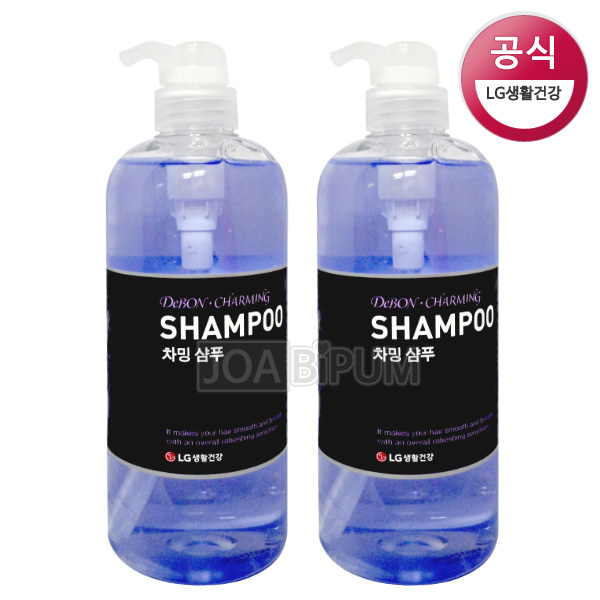 [샴푸]**무료배송**LG 차밍샴푸730g/차밍샴푸/린스/바디워시/2in1겸용샴푸/리필용기로재사용가능