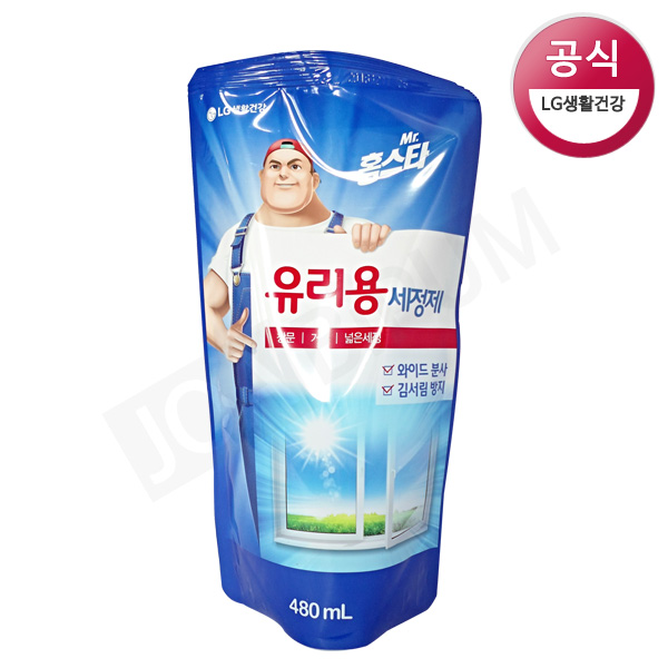 [유리세정제]LG홈스타/**무료배송**넓은유리세정,리필용 480ml