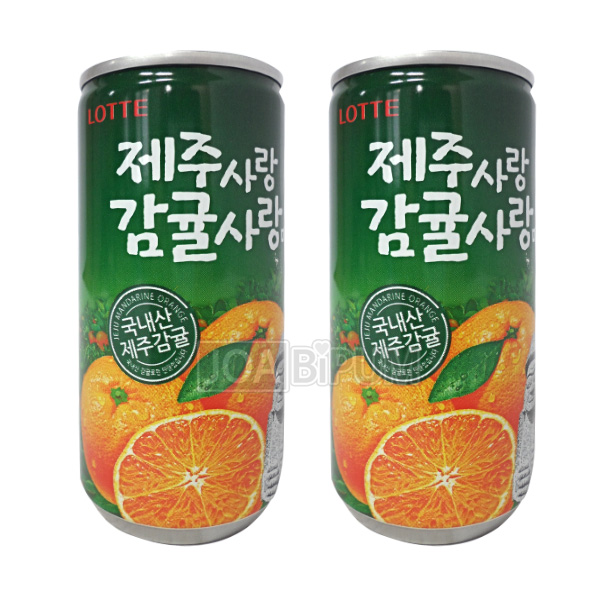 [음료수]**무료배송**롯데/제주사랑감귤사랑 미니175ml/국내 제주산 감귤주스