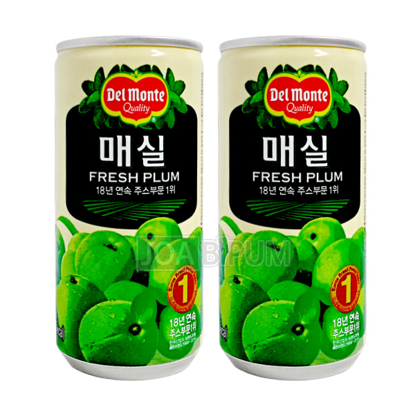 [음료수]**무료배송**델몬트/오리지널매실175ml/매실과사과과즙음료
