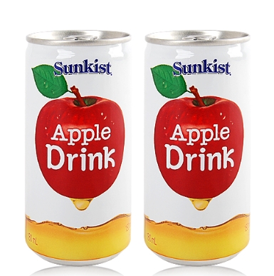 [음료수]**무료배송**해태/썬키스트 사과180ml/사과애플과즙함유