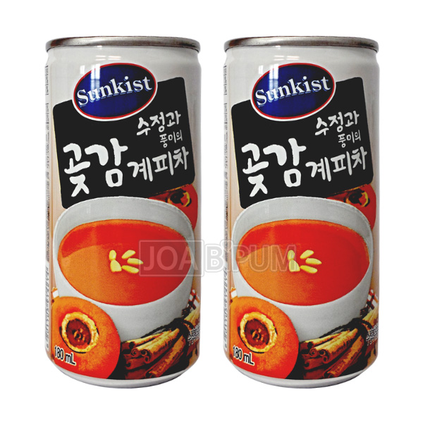 [음료수]**무료배송**해태/썬키스트/수정과풍미의곶감계피차180ml/수정과곶감 전통음료