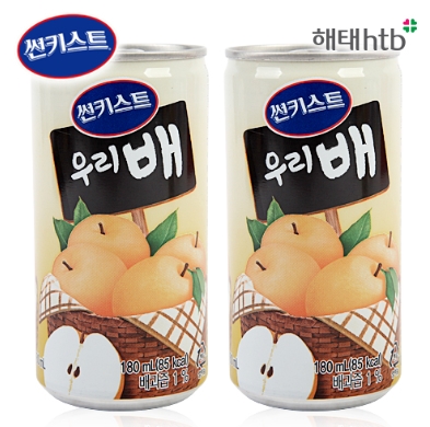 [음료수]**무료배송**해태/썬키스트 /우리배180ml/국산 우리배과즙함유