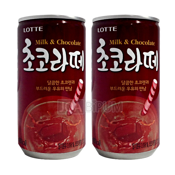 [음료수]롯데/ 초코라떼175ml 마사지/초콜릿과라떼의만남