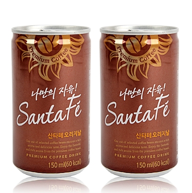 [음료수]**무료배송**팔도/싼타페 오리지널캔커피/150ml